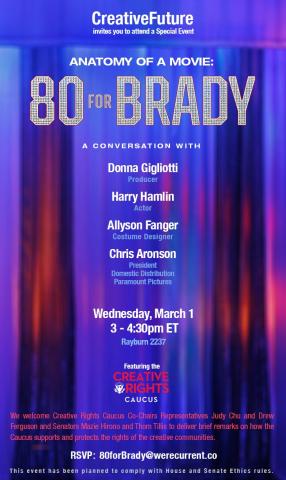 Invitation: 80 for Brady